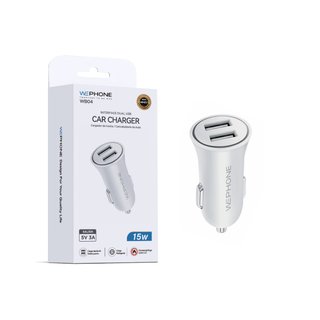 Cargador Coche Dual USB WEPHONE WB04 15W