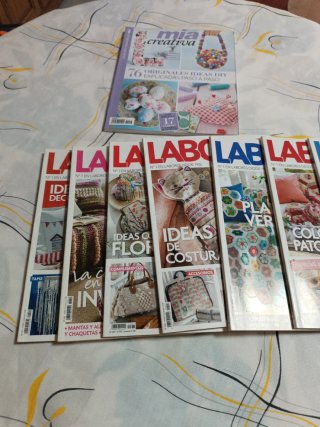Lote 8 Revistas Labores Hogar