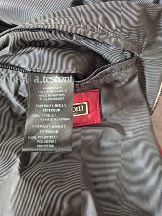 Chaqueta Piel A.Testoni Talla M Perforada