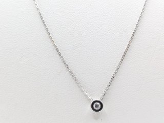 Cadena y colgante oro 18k con diamante