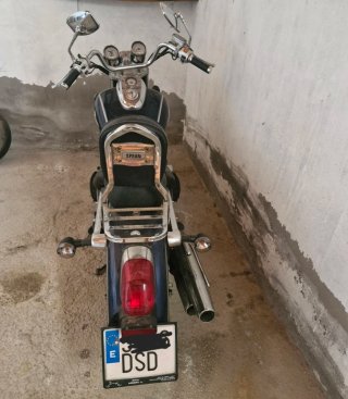 Moto Daelim Daystar 125cc Cruiser Azul