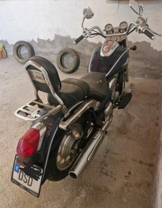 Moto Daelim Daystar 125cc Cruiser Azul