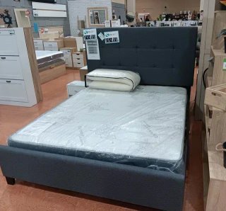 Cama Matrimonio 135cm con Cabecero y Somier