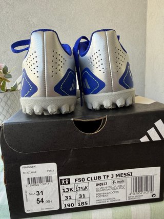 Botas fútbol Adidas F50 Messi Talla 31 Niño