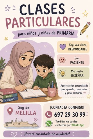 Clases particulares para Educación Primaria