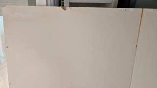 Armario blanco de madera