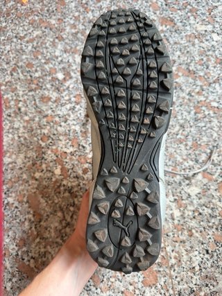 Scarpe calcio Puma uomo silver/black
