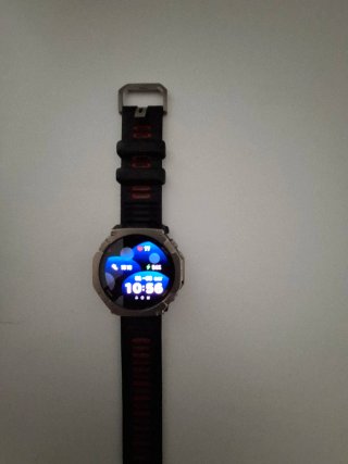 Amazfit T-Rex 2 Smartwatch Negro/Plata
