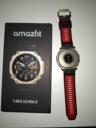 Amazfit T-Rex 2 Smartwatch Negro/Plata