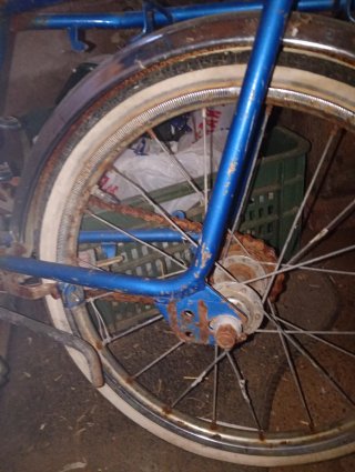 Bicicleta BH Plegable Vintage Azul