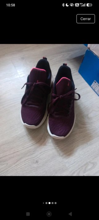 Tenis Reebok Morado y Rosa