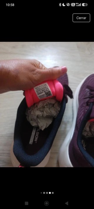 Tenis Reebok Morado y Rosa