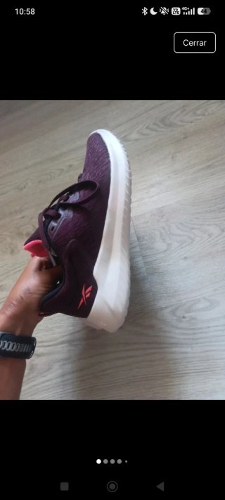 Tenis Reebok Morado y Rosa