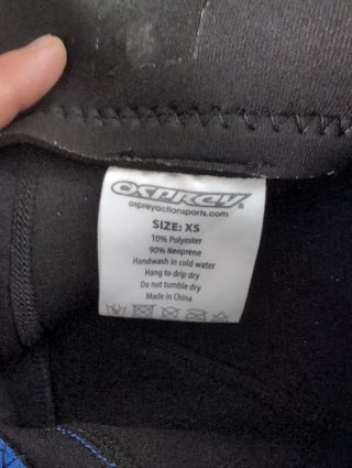 Traje de neopreno Osprey niños
