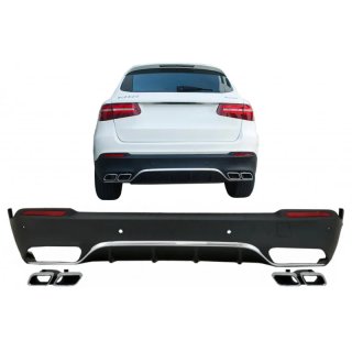 Difusor trasero para Mercedes GLC X253 SUV look 63