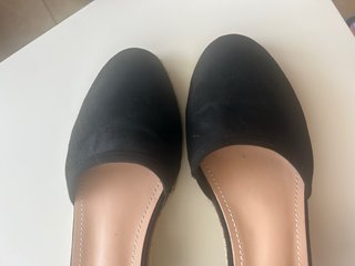 Sandalias cuña esparto negras talla 39 poco uso
