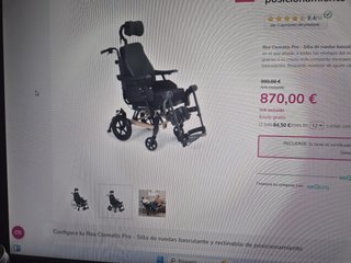 Silla de Ruedas Oscilante y Reclinable