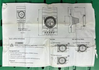 Programador Analógico Carril DIN SUL 181 d