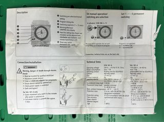 Programador Analógico Carril DIN SUL 181 d