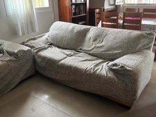 Juego 2 Sofás Amplios y Cómodos