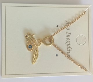 Stainless Steel Evil Eye Hamsa Necklace