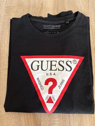 Camiseta Guess Negra Talla S