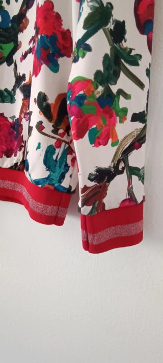 Jersey Milano estampado floral mujer