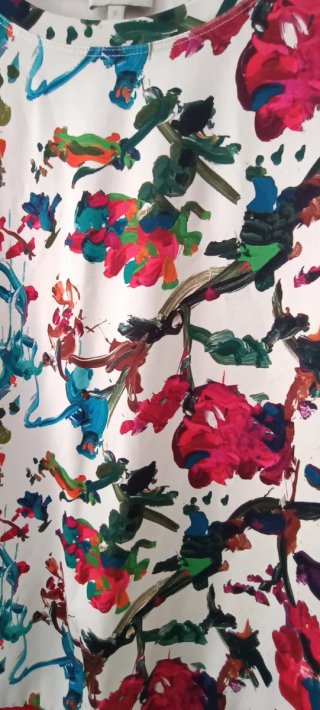 Jersey Milano estampado floral mujer