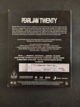 Pearl Jam Twenty Blu-ray Documental