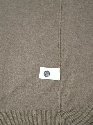 Cardigan Zara uomo misto cotone beige