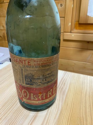 Botella Agua Solares antigua