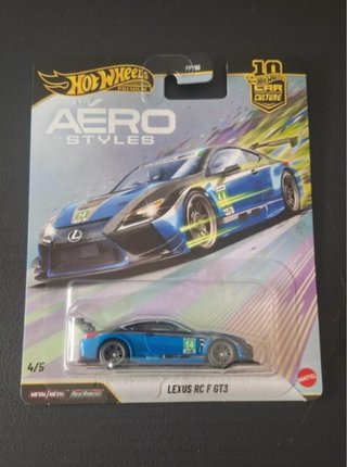 Hot Wheels Lexus RC F GT3 Premium Aero Styles