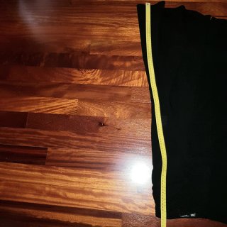 Falda larga Zara evase con volante t.M