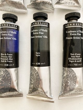 18 colori ad olio Sennelier Extra-Fine 40ml