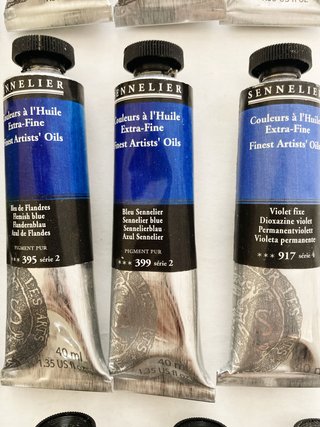 18 colori ad olio Sennelier Extra-Fine 40ml