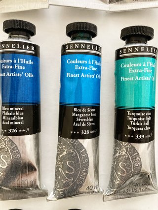 18 colori ad olio Sennelier Extra-Fine 40ml