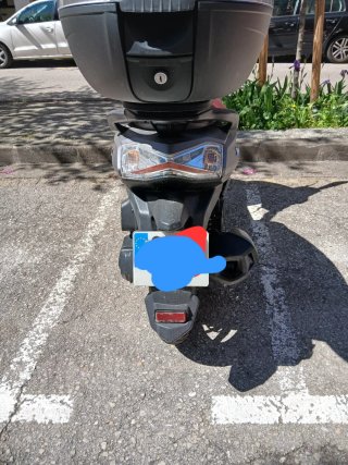Moto Scooter Symphony ST Gris/Rojo