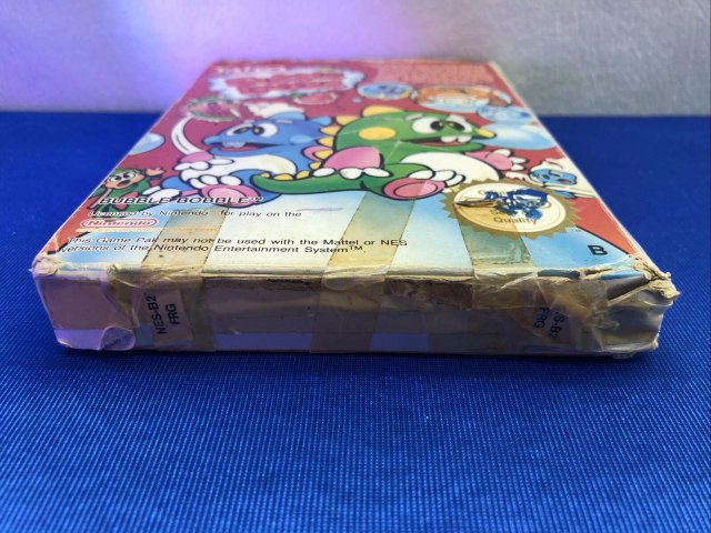 SOLO CAJA NINTENDO NES BUBBLE BOBBLE PAL
