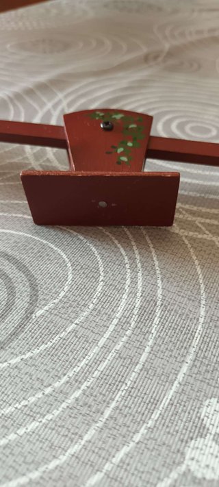 Altalena in legno per 2 bambole