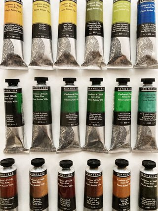 18 colori ad olio Sennelier Extra-Fine 40ml