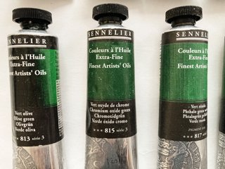 18 colori ad olio Sennelier Extra-Fine 40ml