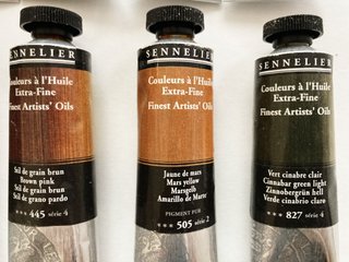 18 colori ad olio Sennelier Extra-Fine 40ml