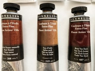 18 colori ad olio Sennelier Extra-Fine 40ml