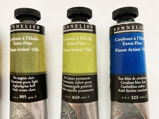 18 colori ad olio Sennelier Extra-Fine 40ml