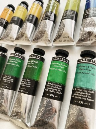 18 colori ad olio Sennelier Extra-Fine 40ml