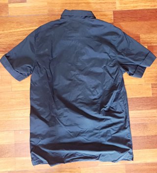 Camicia nera uomo manica corta