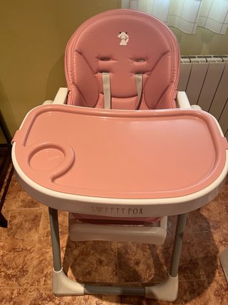 Trona infantil rosa Sweety Fox