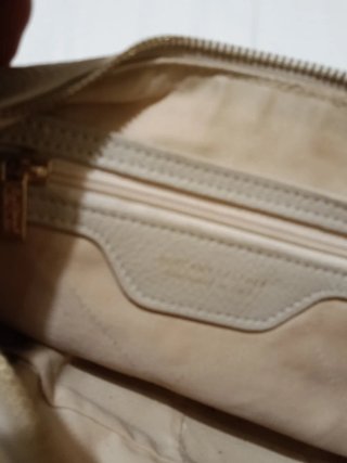 Borsa tracolla Tuscany Leather beige oro