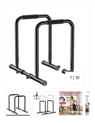 Barras paralelas para flexiones