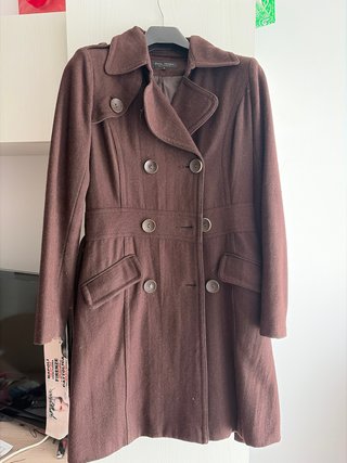 Cappotto Zeta Moda Marrone Taglia S